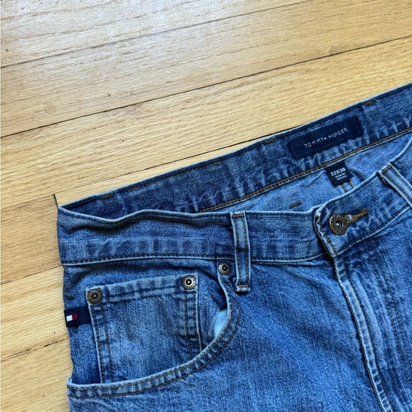 Vintage Tommy Hilfiger Jeans Distressed Jeans 90s 32/30 - Picture 9 of 10